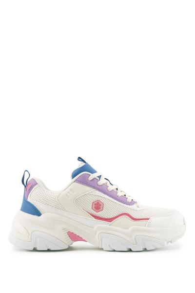 lumberjack 101389019 Joanna WMN Beyaz-Lila Kadın Spor Ayakkabı