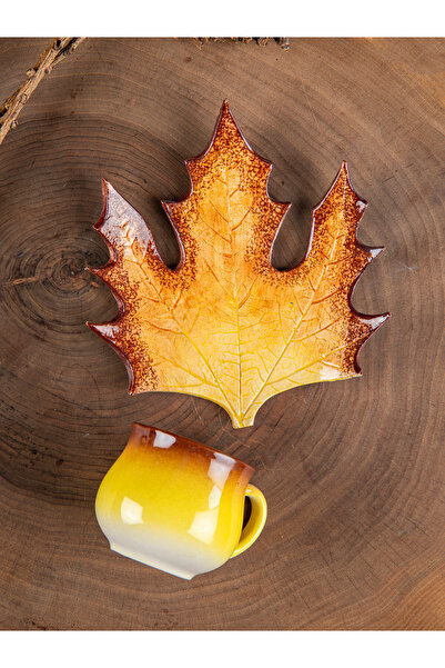 M'art Home Yellow Sycamore Handmade Coffee Cup - 150 ml