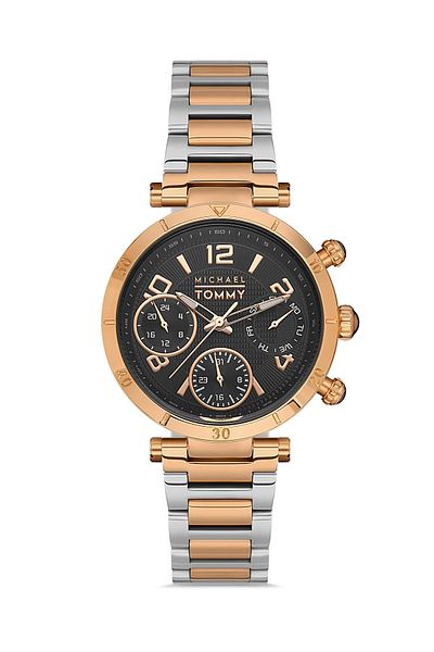 MICHAEL TOMMY Steel Women's Wristwatch - Mt-20264L-Crbsy83