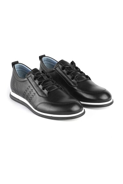 Libero 3274 Чорні шкіряні чоловічі повсякденні черевики