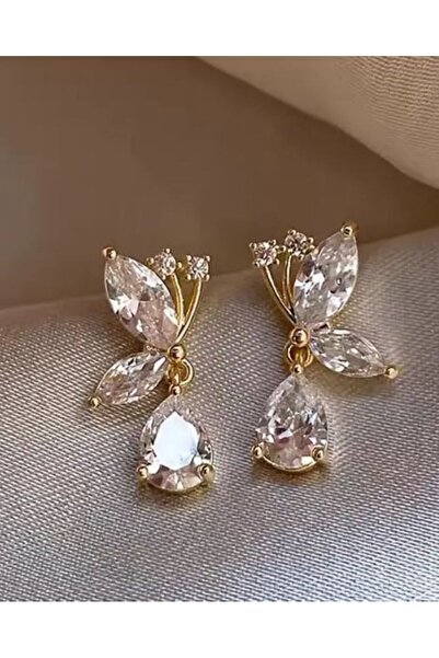 Dgt Luxury Cam Kelebek Küpe