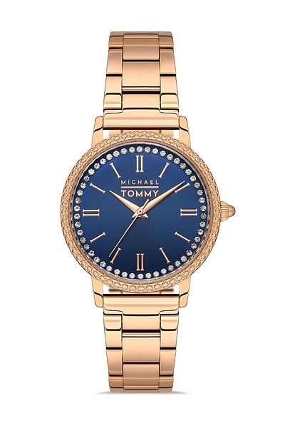 MICHAEL TOMMY Steel Women's Wristwatch - Mt-20252L-Rl82