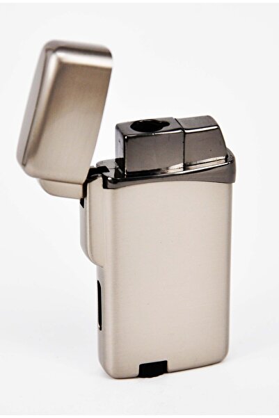 storeay Füme Renk Klasik Hürmüzlü Şık Çakmak Klasik Doldurulabilir Şık Dayanı...