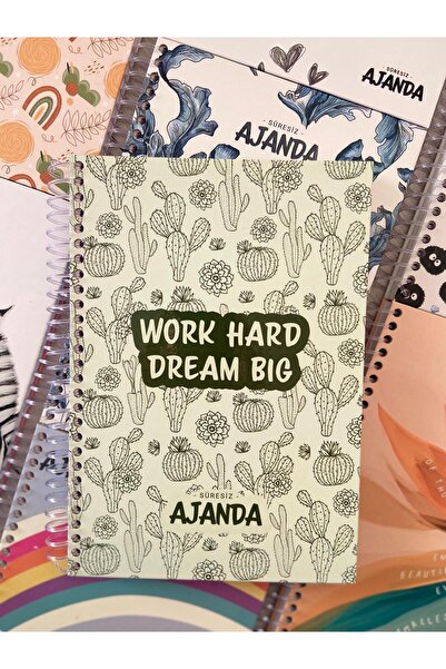 Mielibon Hediyeli - Süresiz Ajanda, Stickerlı Ajanda, Spiralli Ajanda, Konuşa...