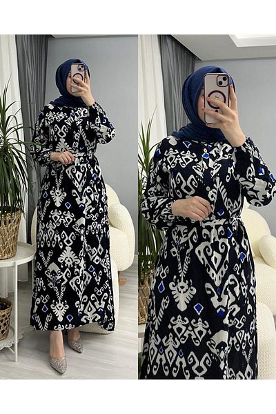Blackmods Size Viskose Dress