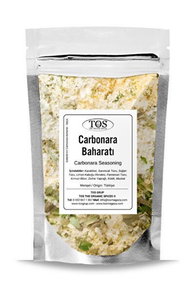 TOS The Organic Spices Isabella'nın Carbonara Baharatı 100 gr Isabella’s Carb...