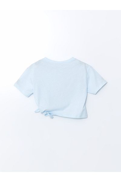 LC Waikiki Tricou pentru fete cu decolteu rotund de sezon nou - S5JD01Z4