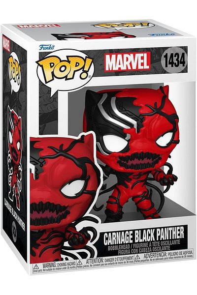 Funko بوب مارفل كارنيجائزد-كارنيج بلاك بانثر رقم: 1434 رأس بوبل