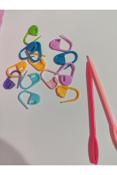 Selen عقدة 10 محددات و2 إبرة حياكة صوف