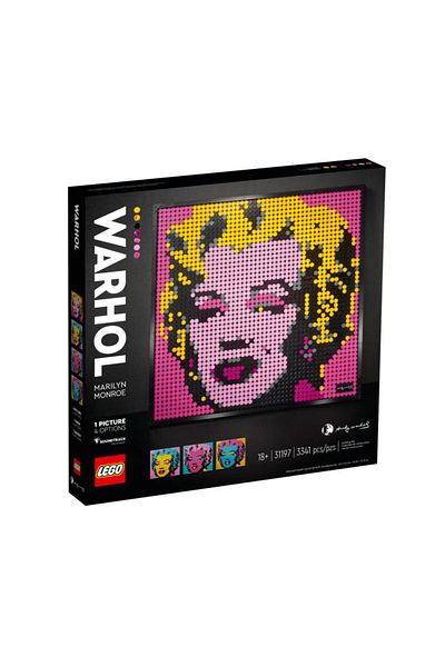 LEGO Art Andy Warhol Marilyn Monroe Painting - Adult Collection