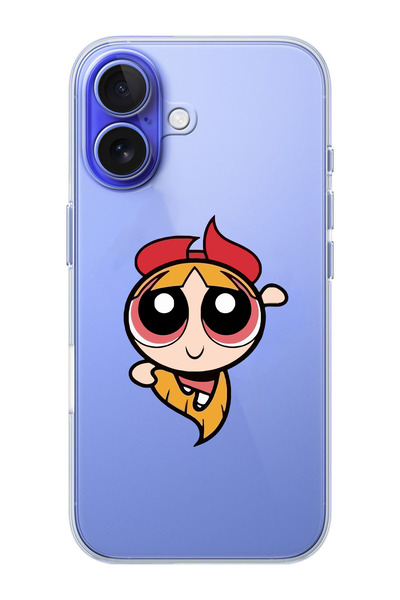 moonset Iphone 16 Uyumlu Blossom Tasarımlı Baskılı Şeffaf Telefon Kılıfı