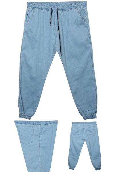 marufshop Men's Large Size Lycra Jogger Jeans Suitable for Weight between 100 Kilo-180 Kilo