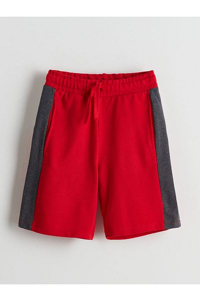 LC Waikiki Lcw Eco Red Elastic Waist Boy Shorts