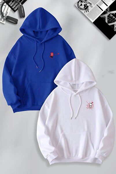 Tarzsokak Спайдърмен и момичето Спайдъруеб с принт на влюбена двойка, съчетан...