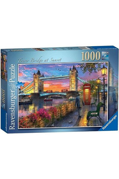 RAVENSBURGER 1000 Piece Puzzle Sunset on the Bridge150335