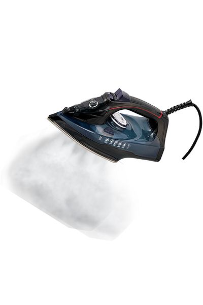 TROYA 2600W Power Steam Master Iron - Ceramic Base, Intelligent Control, Shock Steam Troy