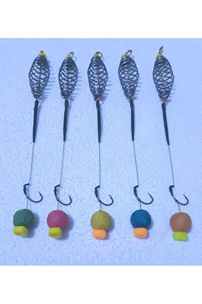 LittoCollection 5 Adet Hamur Yaylı Sazan Rig Takımı ( Karışık Aromalı Boili'Li )