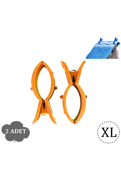 Boldy Pack of 2 XL Beach Pegs - Sun Lounger and Carpet Pegs - Towel Fixer