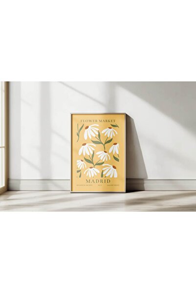 512 STORE Flower Market Estetik Duvar Dekorasyon Poster Çerçevesiz Tasarım Salon Oturma Odası Ofis Poster