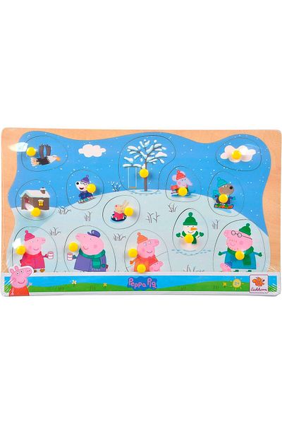 Simba Eichhorn Peppa Pig Pin Puzzle - Winter109265710