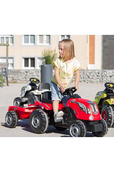 Smoby Xl Römorklu Pedallı Traktör - Kırmızı 710108