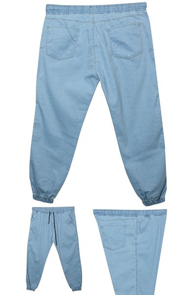 marufshop Men's Large Size Lycra Jogger Jeans Suitable for Weight between 100 Kilo-180 Kilo