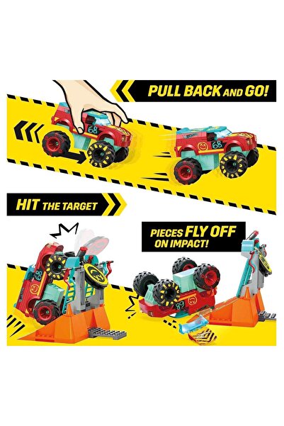 HOT WHEELS Mega Smash N Crash Demo Derby Extreme Çarpışma Seti Hng53