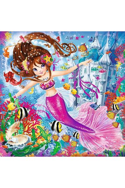 RAVENSBURGER 3x49 Piece Puzzle Walt Disney Mermaid080632