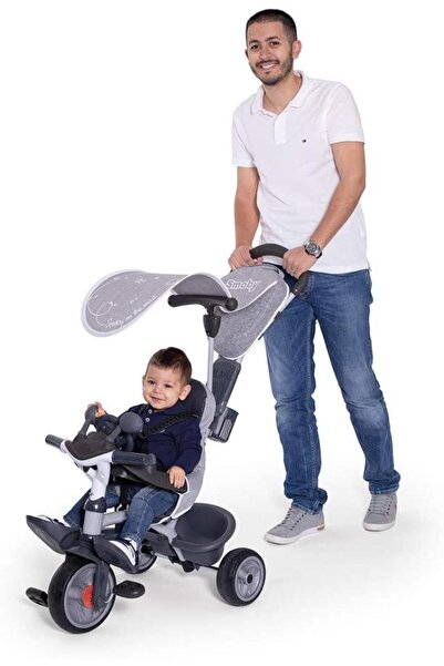 Smoby Baby Driver Comfort 3'ü1 Arada Bisiklet Seti - Gri 741502