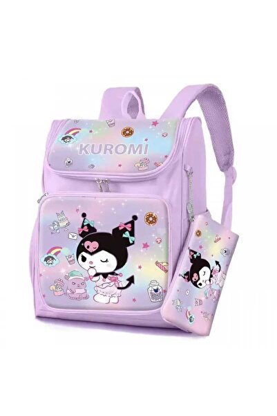 kuromi Sanrio Kuromi Cinnamoroll Hello Kitty My Melody  Sırt Çantası ve Kalem...