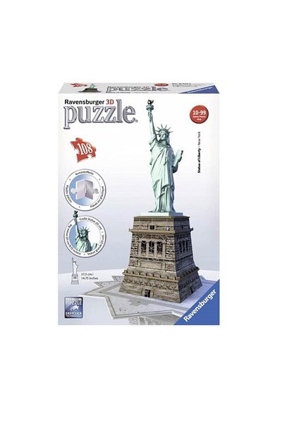 RAVENSBURGER 108 قطعة ثلاثية الأبعاد لغز الحرية التذكاري - 125845