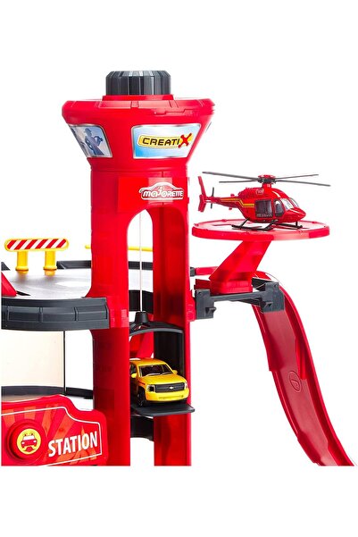 Majorette Creatix Kurtarma Görev Istasyonu 5 Metal (DİE-CAST) Araçlı Oyun Seti 212050019