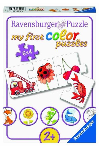 RAVENSBURGER لغز 6x4 قطعة كل ألواني الأولى030071