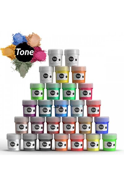 Tone Powder Epoksi Pigment Seti Toz Sedefler 27x10 ml