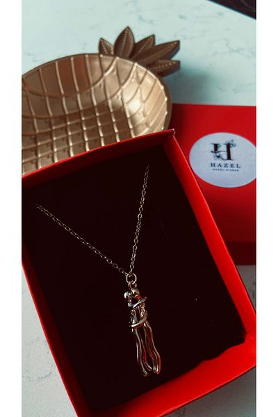 HAZEL BİJOUX Hugging Couple Necklace