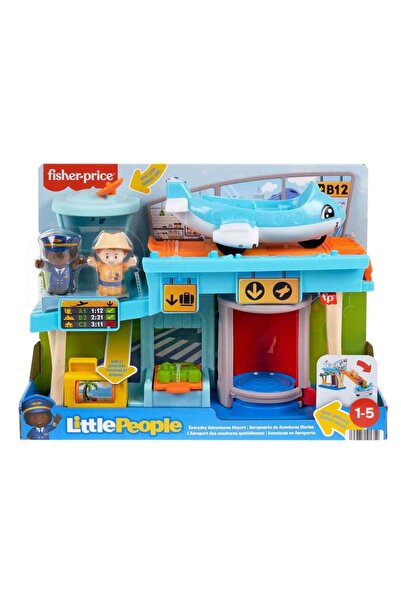 FISHER PRICE Little People Eğlenceli Havaalanı Oyun Seti Htj26