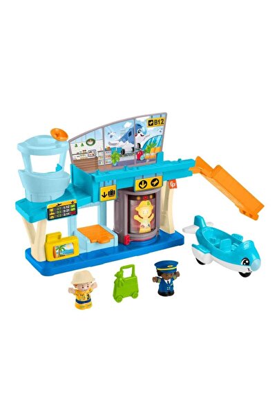 FISHER PRICE Little People Eğlenceli Havaalanı Oyun Seti Htj26