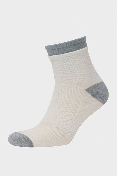 DeFacto Bequeme elastische 2-teilige kurze Sportsocken aus Baumwolle für Herren D9670axns