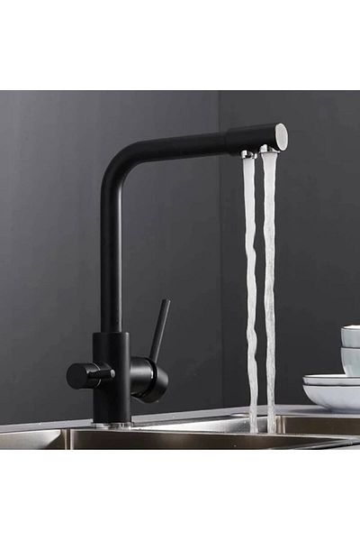 ema Black Purified Kitchen Faucet Black Kitchen Faucet Kitchen Decor