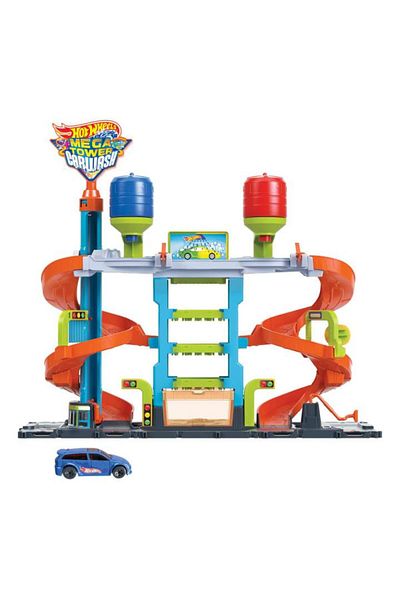 HOT WHEELS City Mega Tower Car Wash HDP05