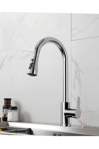FLEKO To Home with Faucet Kitchen Chrome Spall