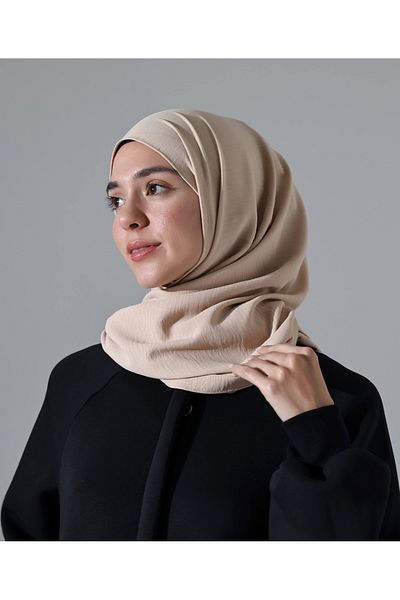 Berel Moda Μπεζ σάλι τζαζ