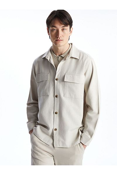 LC Waikiki Comfortable Fit Long Sleeve Men's Shirt Jacket
