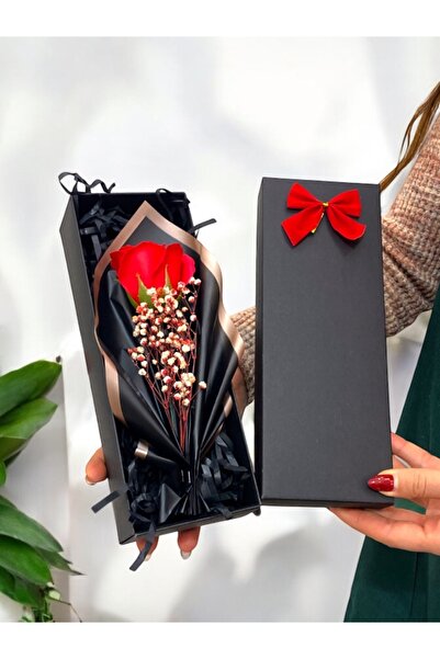 hediye arıları تشكيلة ورد أحمر لا يبهت في صندوق خاص |   تصميم ممتاز