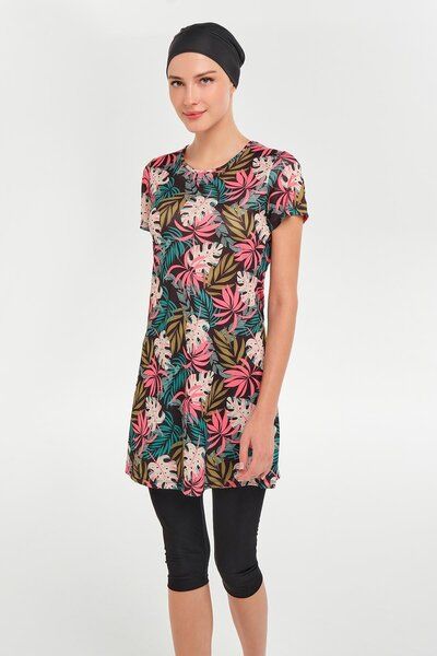 ROZAMAY Μαγιό Zaina με κοντό μανίκι 3601