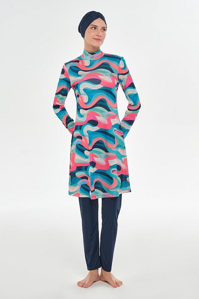 ROZAMAY Neel Long Sleeve Hijab Swimsuit 3106