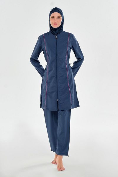 ROZAMAY Beny Long Sleeve Oversize Hijab Swimsuit 3501-P