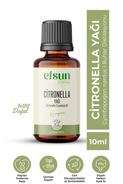 Efsun Natural Citronella Uçucu Yağı %100 Doğal Saf 10 ml