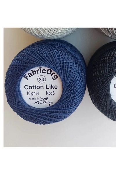 fabricorg Βαμβακερό όπως νήματα Etamin-Isparta (10 GR-NO8 IP) Νούμερο 33 Χρώμα