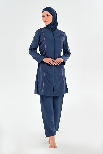 ROZAMAY Beny Long Sleeve Oversize Hijab Swimsuit 3501-P